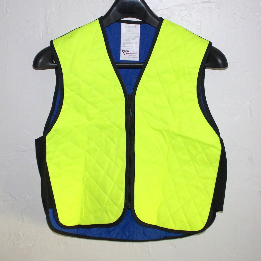 TechNiche Evaporative Cooling Standard Sport Vest L Large 6529 yellow